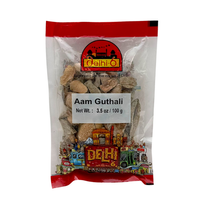 Delhi 6 Aam Guthali/ Mango Seed/ Mango Kernel | Ayurvedic Herb for Supporting Digestion, Managing Blood Sugar and Cholesterol, and benefiting skin and hair health 100g