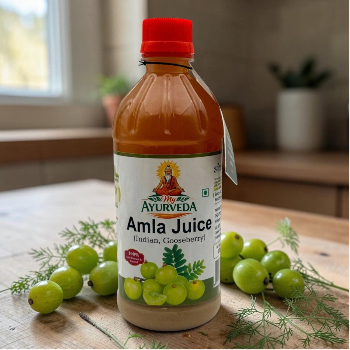 My Ayurveda Amla Juice 500ml | Indian Gooseberry | 100% Cold Processed & Natural