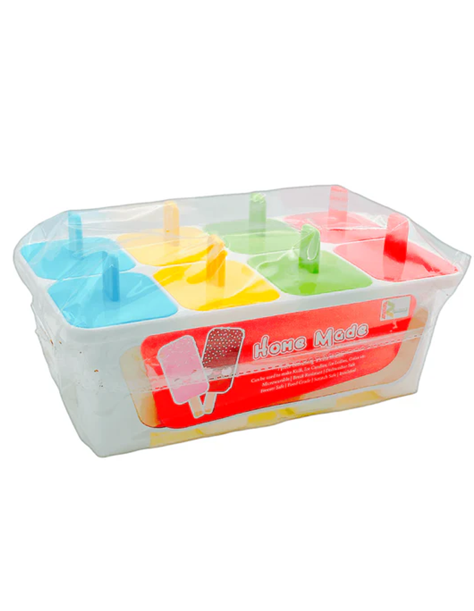 Kulfi Ice Cream Mould Plastic 8 IN 1 Set