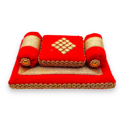 Laddu Gopal Mattress Cushion/ Gadda Set Size: 6'' X 9''