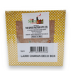 Fancy Clay Laxmi Charan Deco Box (Set of 2)- 9351235043036