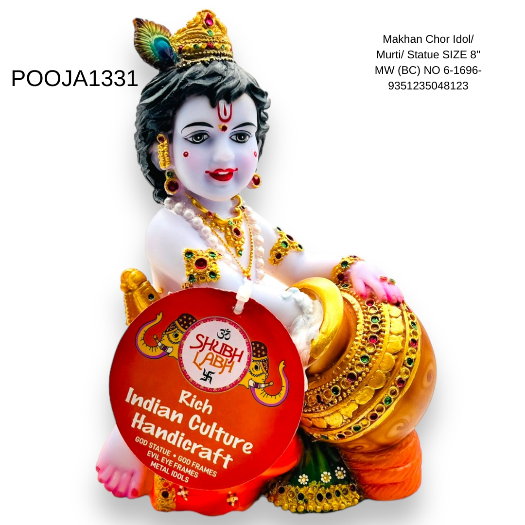 Makhan Chor Idol/ Murti/ Statue SIZE 8