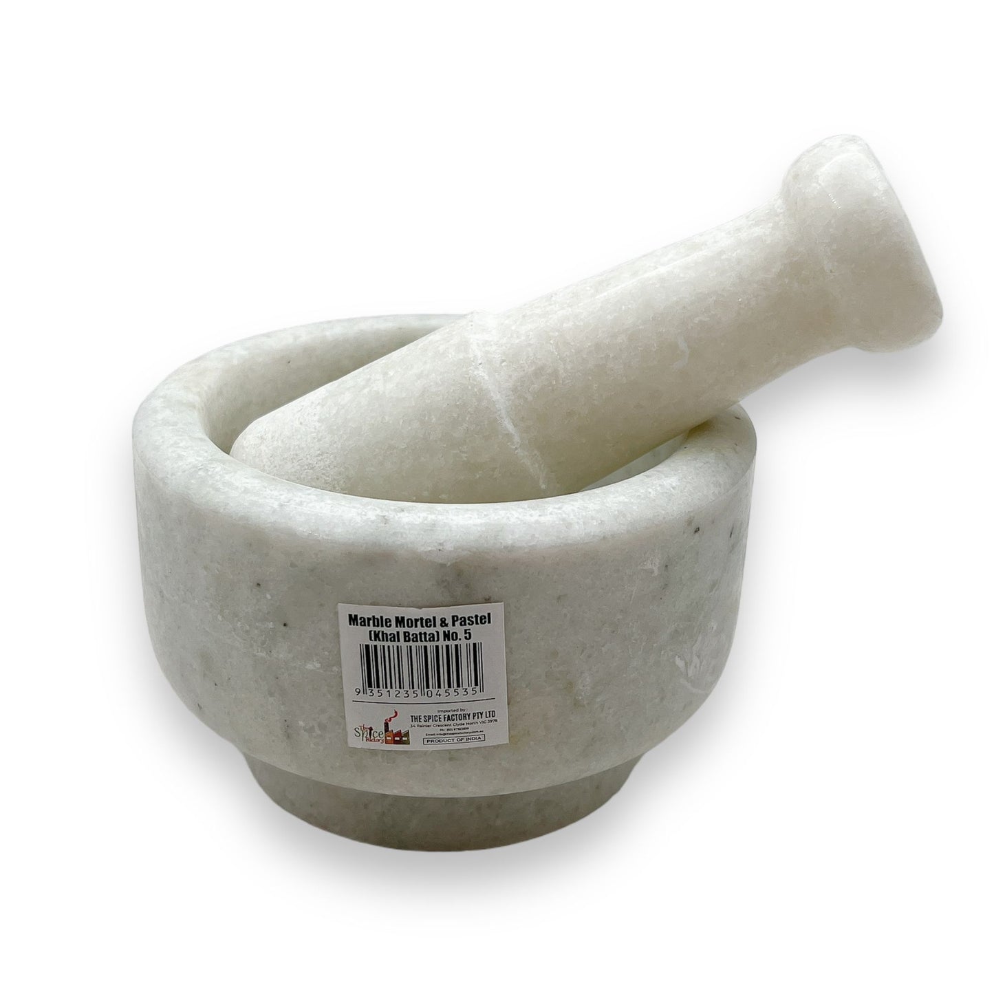 Marble Mortal Pastel/ Hamam Dasta Medium Traditional Style (Size-5'')- Big- 9351235028941/ 9351235045535