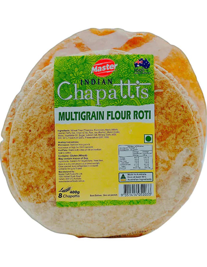 Buy Master Multigrain Roti 400gm from Online Indian Grocery Shop, Melbourne