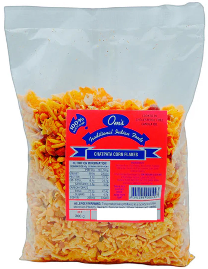 Om's Chatpata Corn Flakes 300gm