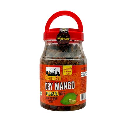 Delhi 6 Dry Mango Pickle | Aam Ka Sukha Achar | 20% Less Salt | Handmade | Traditionally Homemade | Swad Ki Potli 800g- 9351235052762