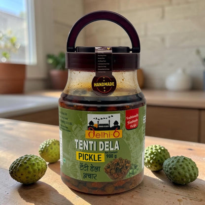 Delhi 6 Tenti Dela 900g | Caperberry Pickle | Traditional Handmade Pickle