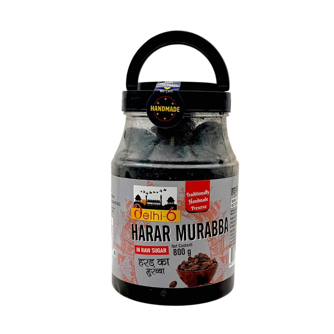 Delhi 6 Harad | Harar Murabba (Chebulic Myrobalan Preserve) | 800g | Traditionally Homemade | Swad Ki Potli- 9351235042947