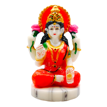 Laxmi Gold Idol/ Statue/ Murti Size-4''