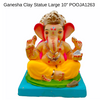 Ganesha Clay Statue Eco Friendly / Visarjan Statue- 10
