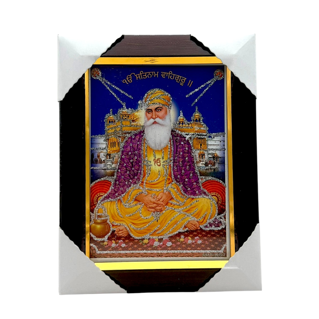 Photo Frame 5" X 7" Guru Nanak Dev Ji - 9351235020143