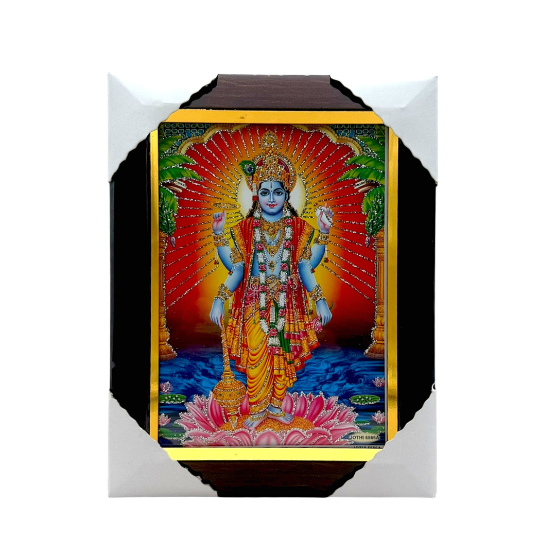 Photo Frame 5" X 7" Vishnu Ji - 9351235020143