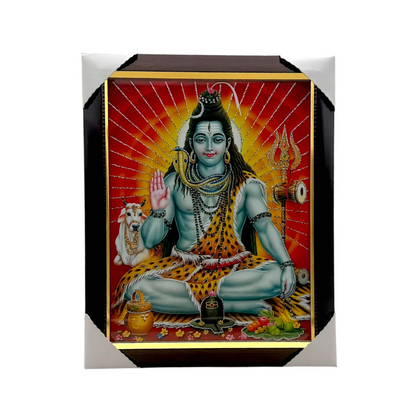 Photo Frame 10" x 13.5" Shiv Ji - 9351235020150