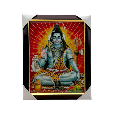 Photo Frame 10" x 13.5" Shiv Ji - 9351235020150