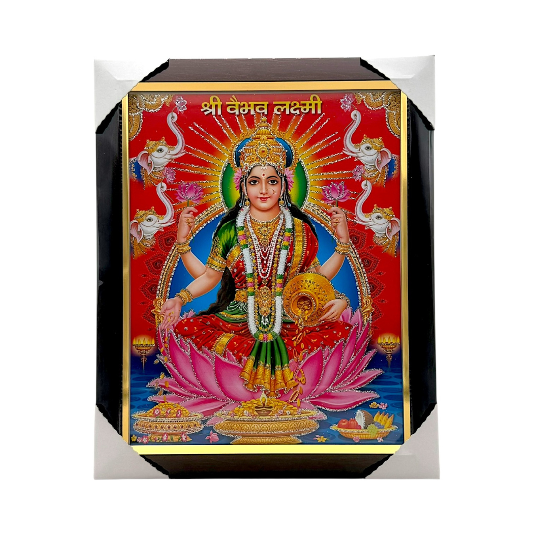 Photo Frame 10" x 13.5" Vaibhav Laxmi Ji - 9351235020150