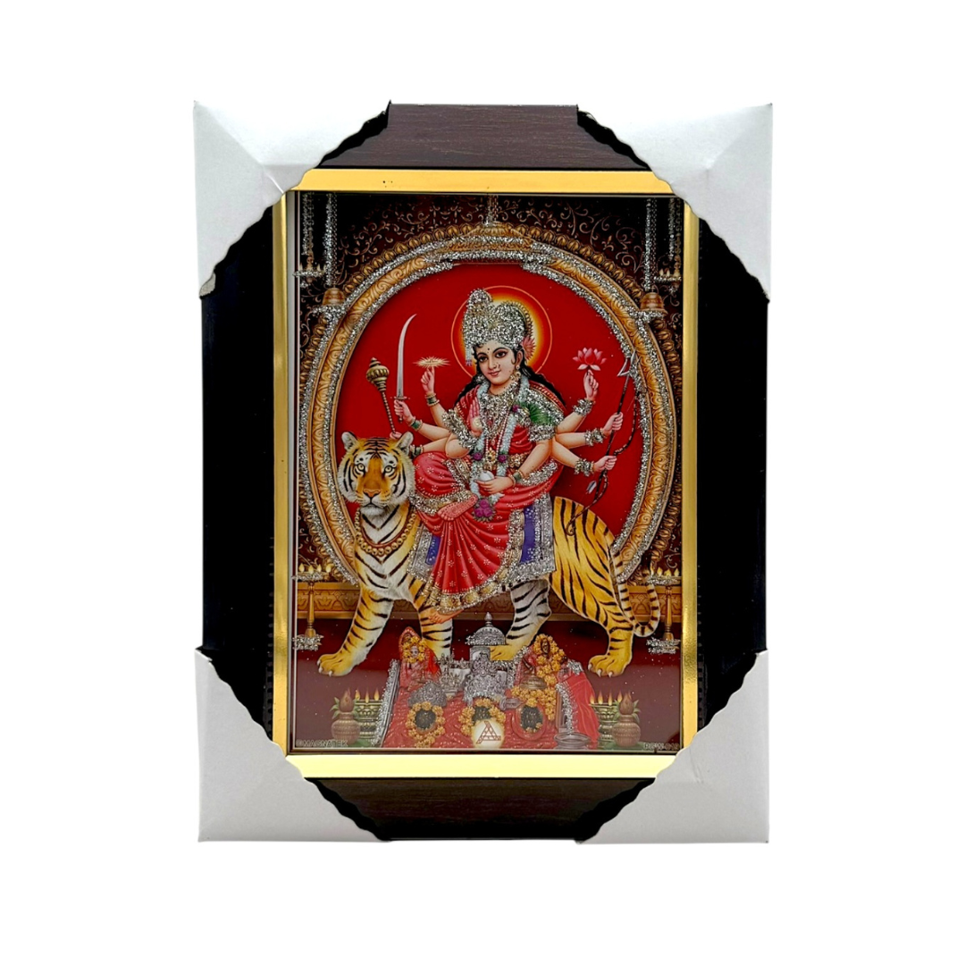 Photo Frame 5" X 7" Durga Sherawali Mata- 9351235020143