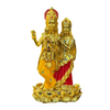 Radha Krishna – Golden Statue with Lotus Base Idol/ Murti/ Statue- Size: 10*6*18CM (3.94in x 2.36in x 7.09in)- Model No: GOD 3015GC- 9351235055824