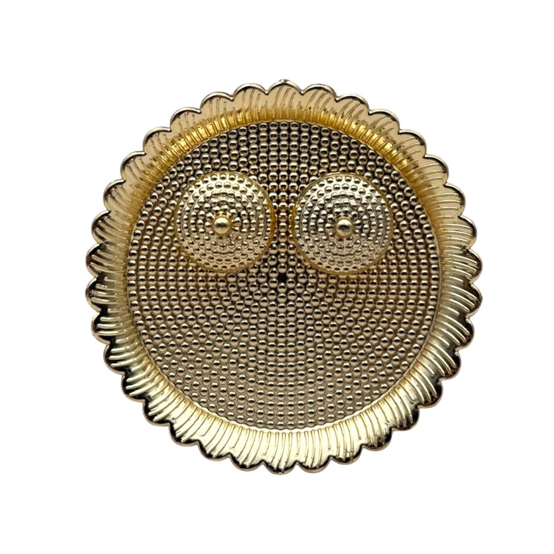 Fancy Pooja Thali / Puja Plate- Size 5.5'' Model No: 1- 9351235058771