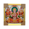 Lakshmi Ganesh Saraswati Photo Frame – Marble look Divine Edition | 33*33CM (13