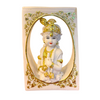 Framed Bal Krishna – White & Gold Decorative Marble Look Idol/ Statue/Murti | 12*5*20CM(4.72in x 1.97in x 7.87in) | GOD 8064A - 9351235055725