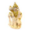Marble Look Hanuman – Kneeling Pose with Gada Idol/ Statue/Murti   | 10*6*19CM(3.94in x 2.36in x 7.48in) | GOD 2018-45A - 9351235055626