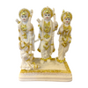 Ram Darbar – Marble Look with Golden Finish Idol/ Statue/Murti  | 14*8*17CM(5.51in x 3.15in x 6.69in) | GOD 2018-306A - 9351235055633