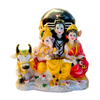Shiv Parivar with Shivling – Divine Family Idol/ Statue/Murti | 12*10*12CM(4.72in x 3.94in x 4.72in) | GOD 307-3 - 9351235055053