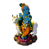 Lord Krishna with Cow – Flute Playing Idol/ Statue/ Murti| 16*11*23CM (6.3in x 4.33in x 9.06in) | GOD 2007-1-1 - 9351235055138