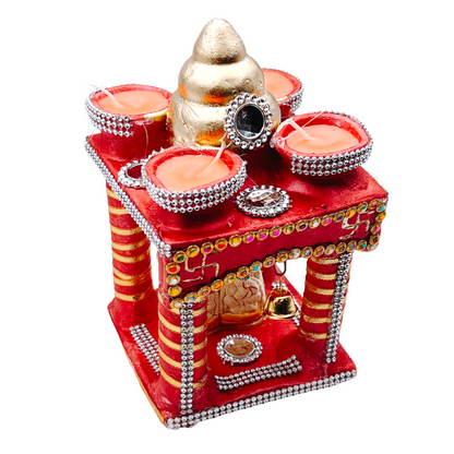 Diwali Hatri Small Mandir 7"