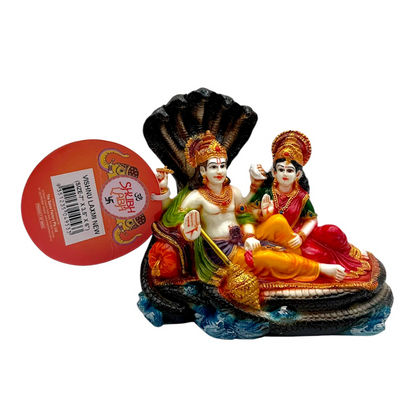 Vishnu Laxmi Idol/ Statue/ Murti | Size 7'' x 3.5'' x 6'' | Product code-NC 1062 | 9351235049533