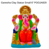 Ganesha Clay Statue Eco Friendly / Visarjan Statue 6