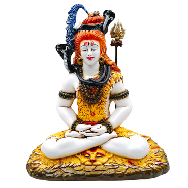 Samadhi Shankar/ Shiv Big (14" X 8.5" X 15")-Statue/ Idol/ Murti