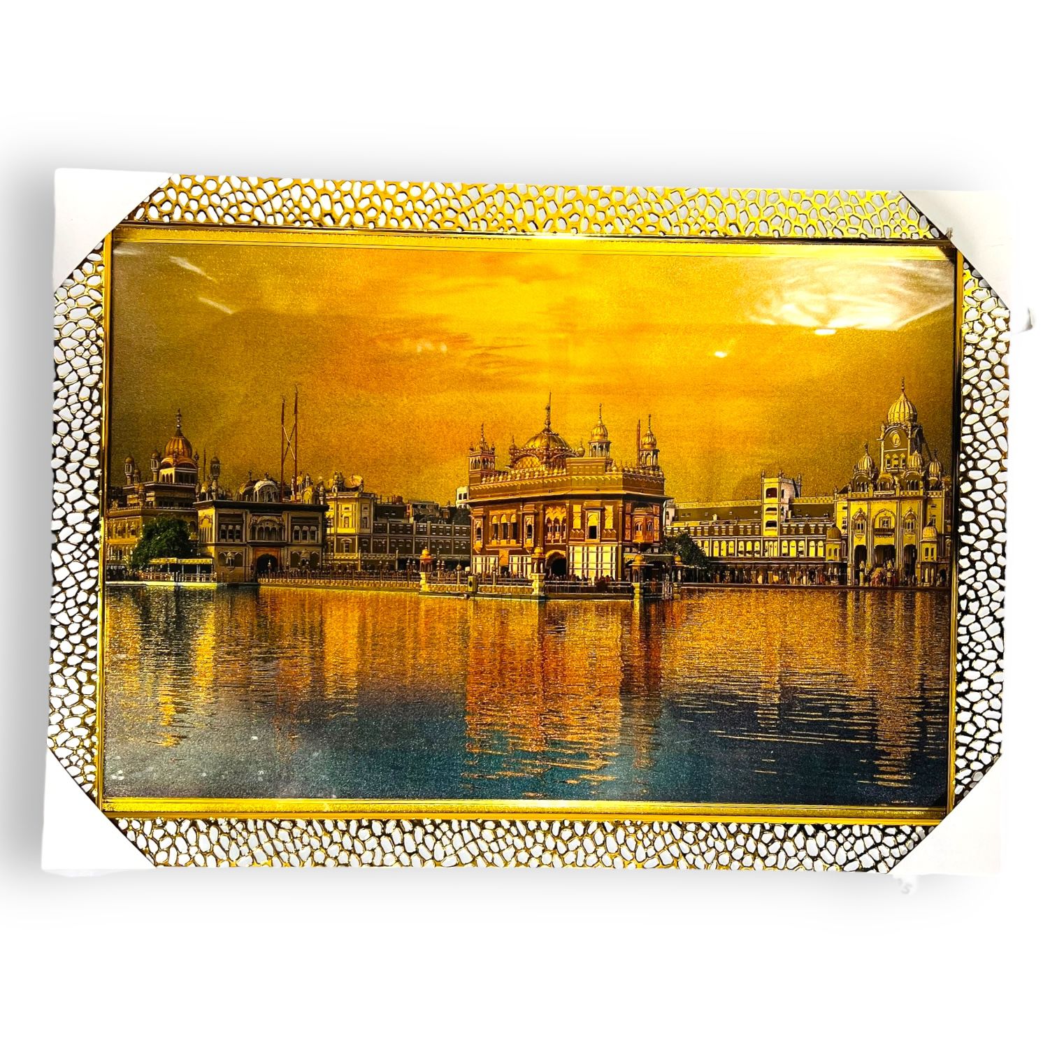Photo Frame Golden Temple BA- (SIZE- 16x 24)- Golden- 9351235048949