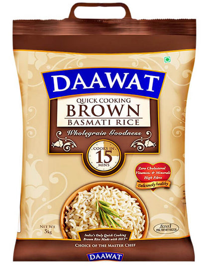 Daawat Brown Basamti Rice 5Kg