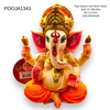 Raja Ganesh Idol/ Murti/ Statue SIZE 10