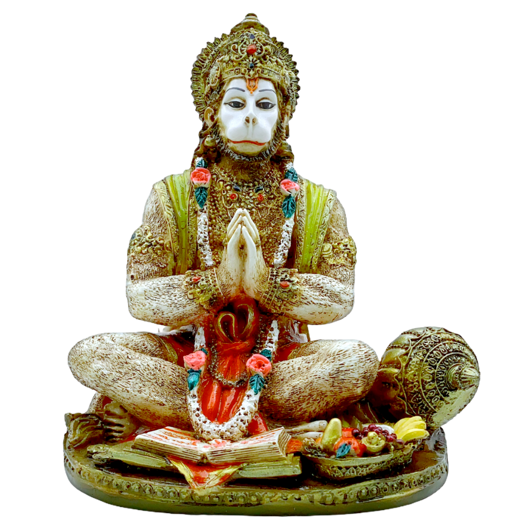 Ramayan Hanuman Big (10" X 8" X 11")-Statue/ Idol/ Murti