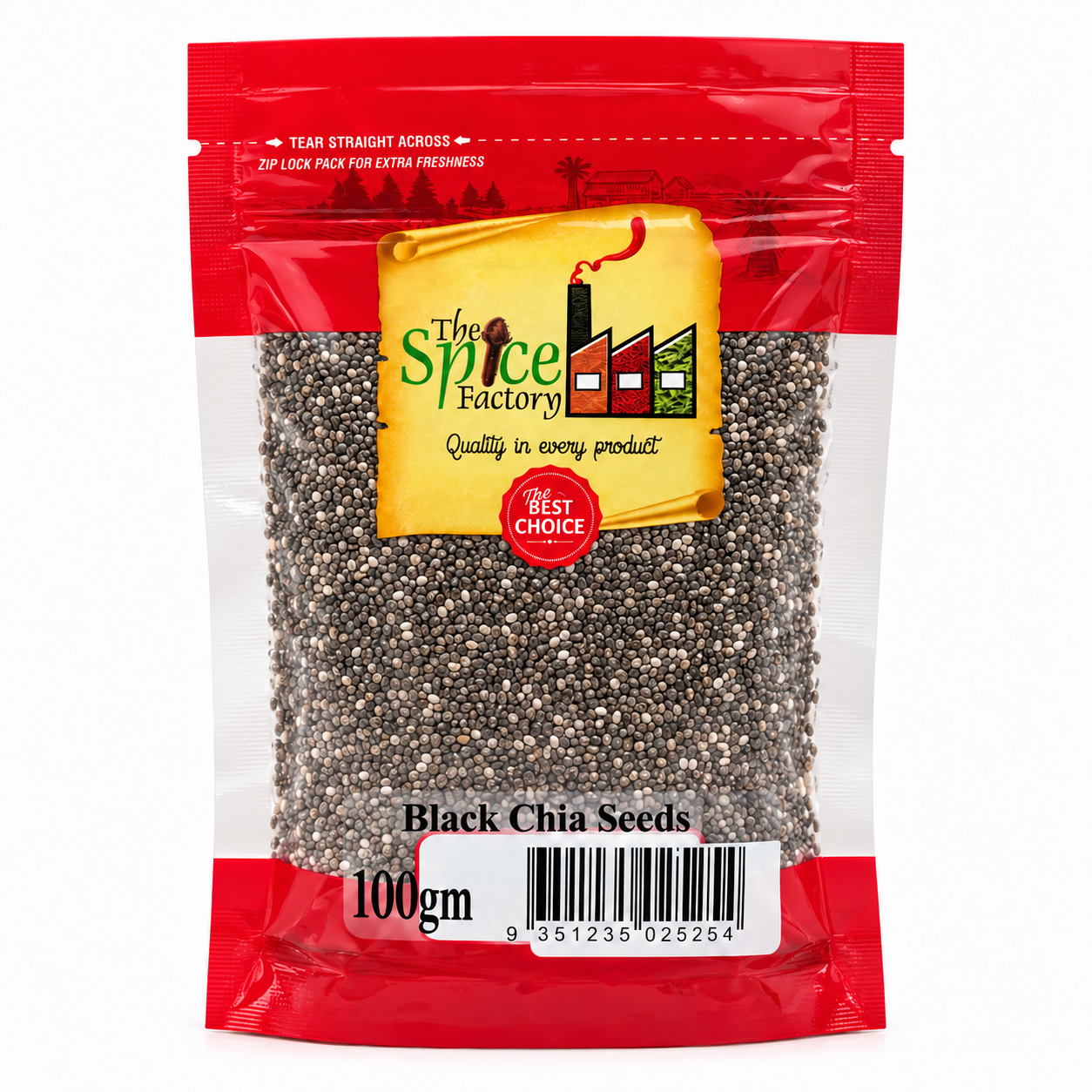 TSF Black Chia Seeds 100g