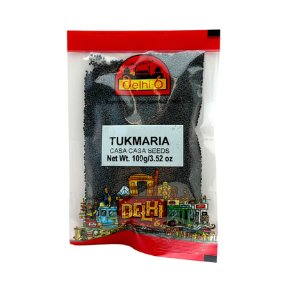 Delhi 6 Tukmaria (Basil Seeds) | Casa Casa | Falooda Seeds | 100g | 100% Natural