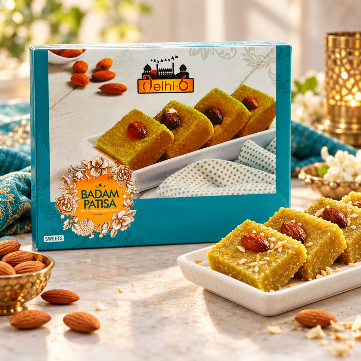 Delhi 6 Badam Patisa 400g | Traditional Indian Sweet