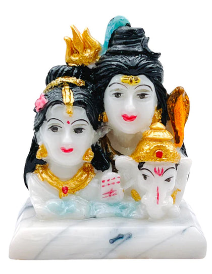 Shiv Parivar Idol/ Statue/ Murti Size-3.5'' (Statue Style-38)