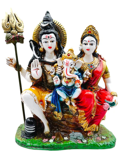 Shiv Parivar Medium (Style-02) (Size:6.5