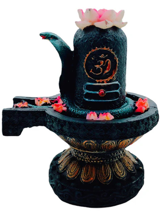 Shivling 046 Size:8X8X14Cm (6