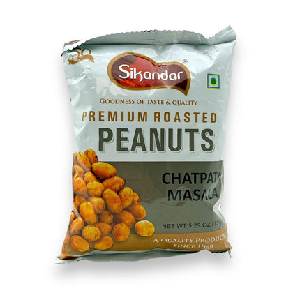 Sikandar Premium Roasted Chatpata Masala Peanuts 150Gm