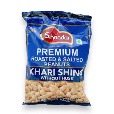 Sikandar Premium Roasted Khari Shing Peanuts (Without Husk) 400gm