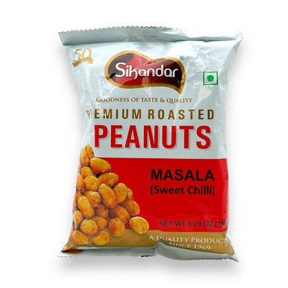 Sikandar Premium Roasted Sweet Chilli Peanuts 150Gm