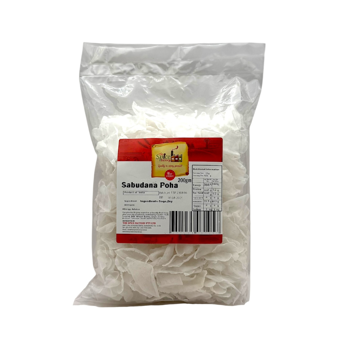 TSF Sabudana/ Sego/ Sago Poha 200gm