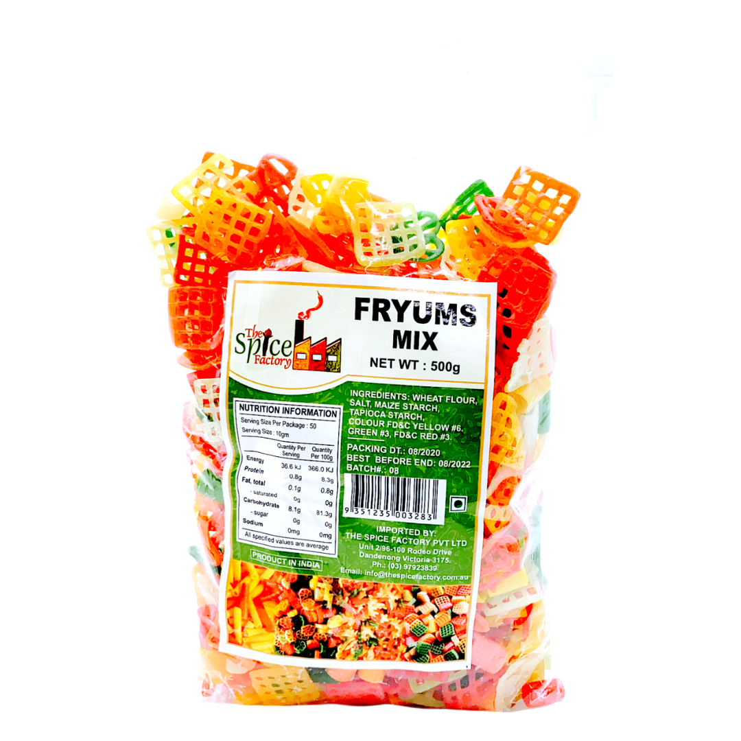 TSF Fryums Mix (Papad Snack) 500gm