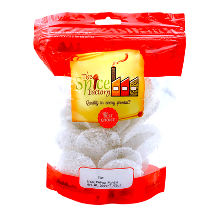 TSF Sabudana/Sego Papad Plain 200gm (Lion)