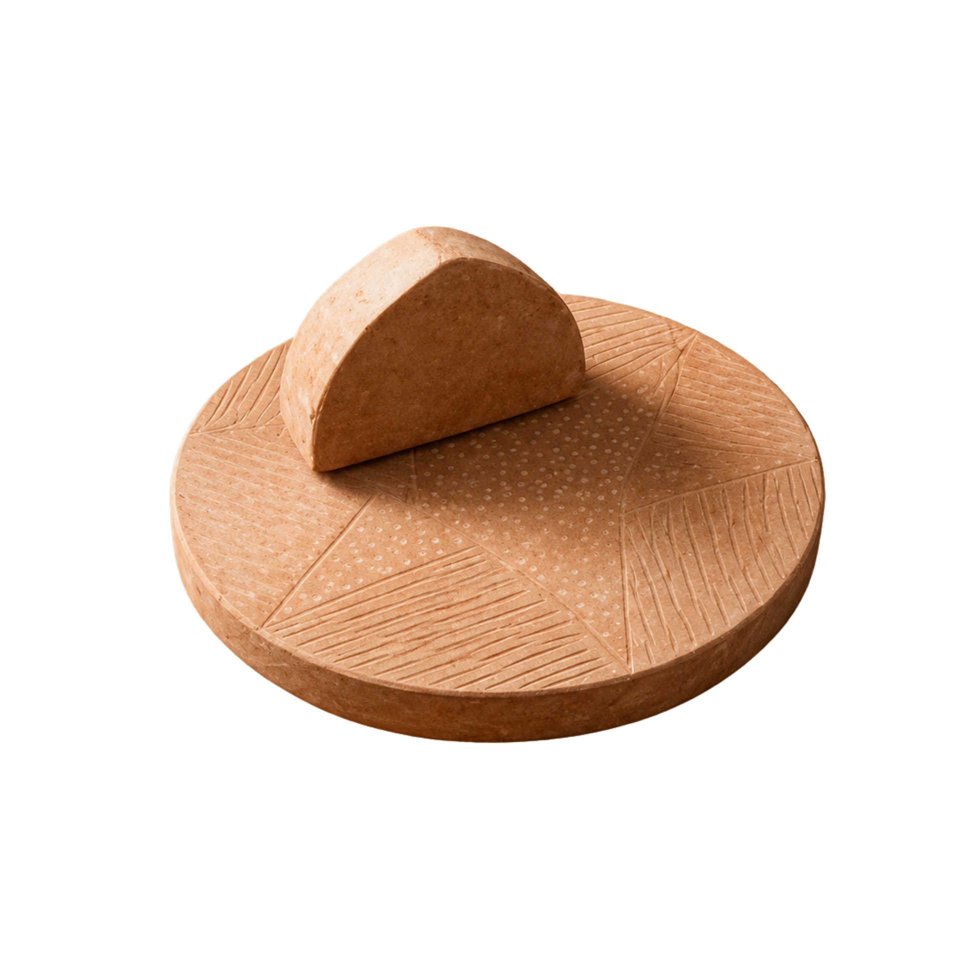 Stone Silbatta 2-Piece Set – Big Round | Traditional Indian Grinding Stone | Sil Batta & Grinding Pestle