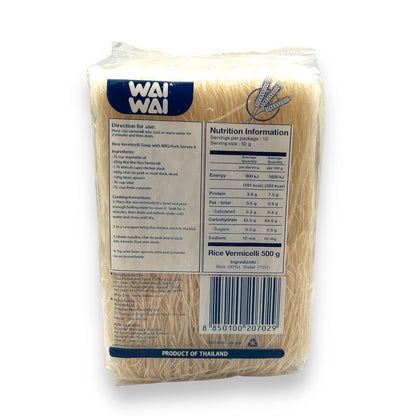 Wai Wai Brand Rice Vermicelli 500Gm